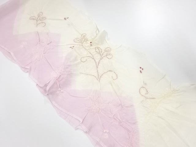 正絹　絽　絞り　夏用帯揚げ